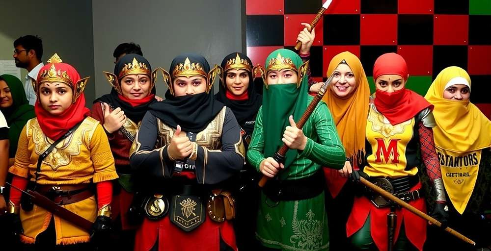 Cumin Warriors Spice Crusaders community meetup in Mumbai with players dressed as spice characters